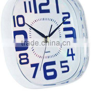 Plastic Modern Square Shape Wall Clock