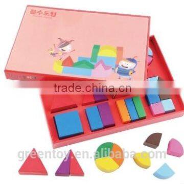 Hot sale educational new design wooden block