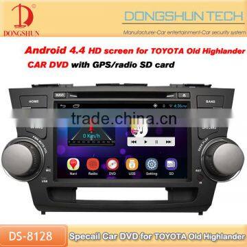 toyota old highlander 2 din car radio car audio DVD player