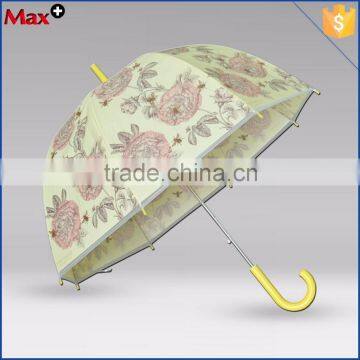 23inch straight apollo POE transparent parasol umbrella