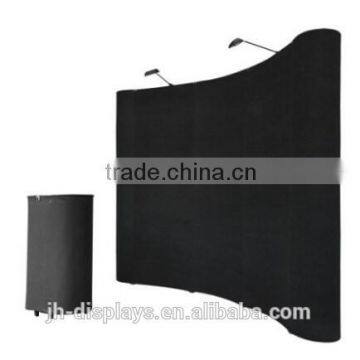 3*3 Black Trade Show Fabric Pop up Display