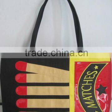 PU leather tote bag, leather tote bag,Lady tote bag