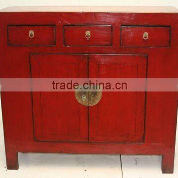 Chinese antique beautiful red Shanxi cabinet