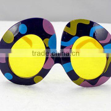 Colored eggs funny design party glasses