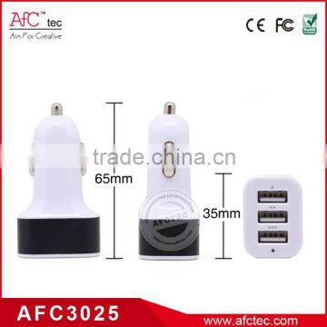 Power Technology 3 Port Fits for Multiple Mobile Devices Car Electric Car USB Cell Charger photo-6