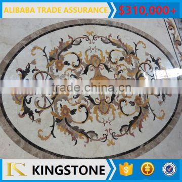 luxury flooring tile marble waterjet for hotel