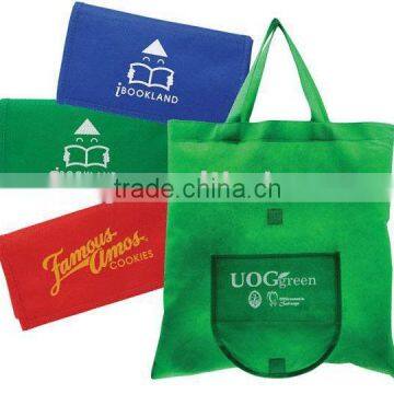 Customized non woven folded shopping bag