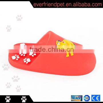 Eco-friendly Vinyl squeaker shoes dog toy