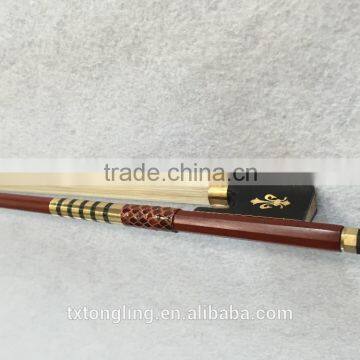 Sliver Flower Violin Bow Hair Colored Cello Bows photo-6