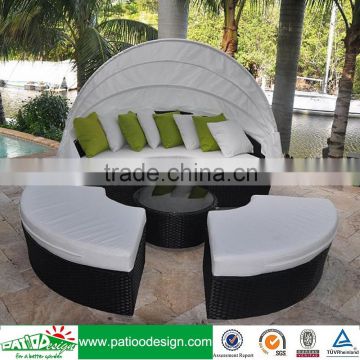 Outdoor rattan furniture sofa daybed elegant general use garden furniture