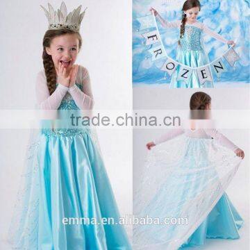 Hot sale frozen elsa dress for children elsa costume BC2051