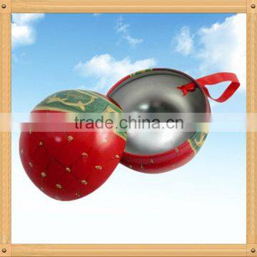 ball shaped tin box