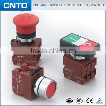 CNTD Various Color 16MM 22MM 30MM Optional Industrial Power Push Switch (C2PNF)