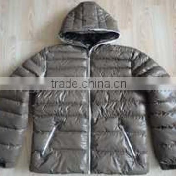 Winter men's padding jacket with hoody padding jacket