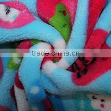 Frog Print Flannel Fleece Fabric