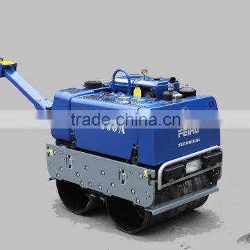 Gasoline Engine Mini Vibratory Roller Single Roller Vibrator Roller Quality Choice Most Popular photo-2