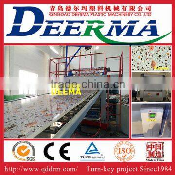 PVC Marble Sheet Machine / PVC Marble Wall Panel Production Line