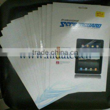 For iPad 2 clear screen protector, matte screen protectors