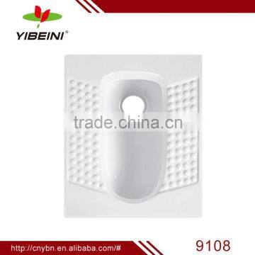 Bathroom water closet ceramic squatting pan