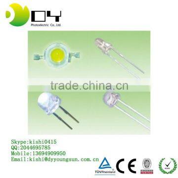 [Ultra Bright] 5mm LED Light Emitting Diodes LEDs Bulb Electronics Clear White (500 Pcs)