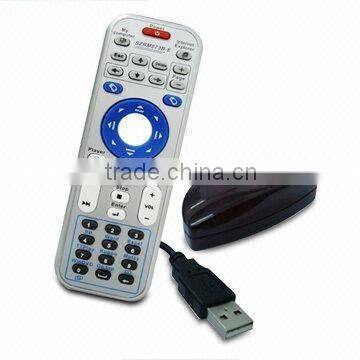 USB PC Remote Control, Transmits through Infrared Ray (Lesser than or Equal to 10 Meters)