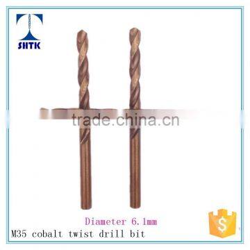 Factory Direct Supply, M35 Cobalt, Drill Bit, Twist Drill Bit Dia 6.1mm photo-3
