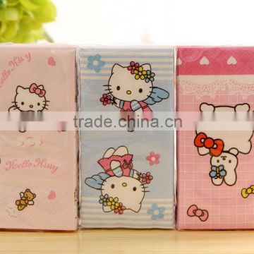 Lovely Cartoon Printed Paper Napkins