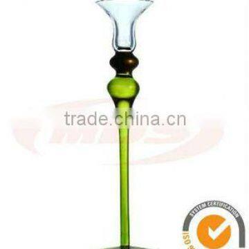 Tall Wine Glass Candle Holders with Thin Stem