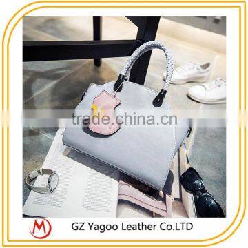 2016 Wholesale China Factroy Retro Lady Handbag Korean Leather Bag Bat Wings Supplier's Choice photo-5