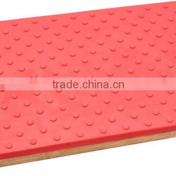 Bamboo Chopping Board With Silicone Hole for Kitchen Cutting Usage