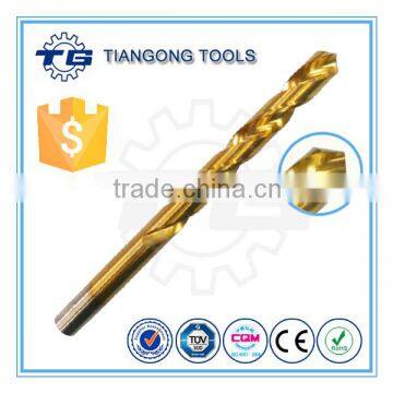 DIN338 titanium nitride coating metal twist bits