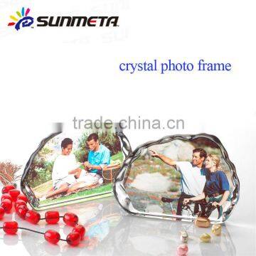 blank crystal photo crystal frame china supplier