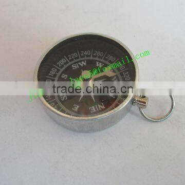 Hot Selling Custom Metal Vintage Compass With Key Ring For Wholesale