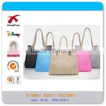 Fashion Designer Lady Woman Handbag, Wholesale Handbag China, Canvas Shoulder Shopping Tote Bag