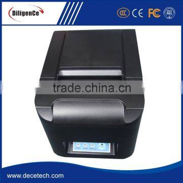 80mm Pos Printer With Auto Cutter Thermal Receipt Printer With Serial parallel usb ethernet Interface