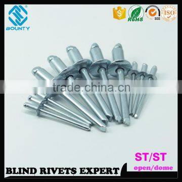 FACTORY DOME HEAD ISO 15979 FULL STEEL/STEEL BLIND RIVETS