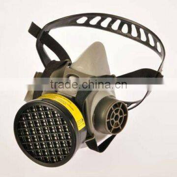 2016 hot selling gas mask chimical gas mask respirator chemical half face gas mask with single cartridge style