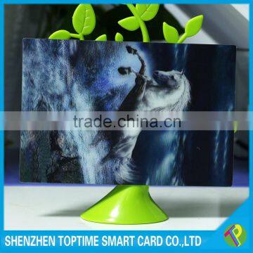 100lpi flipping 3D lenticular greeting card for festival