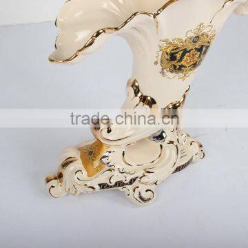 Chaozhou Factory Golded Ceramic Vase Type of Flower Vase photo-3