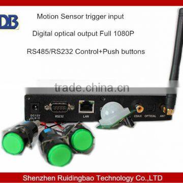 RDB Full HD Digital Optical Coax/HDMI Out RS232 Control Button Media Player or HDMI Input (Optional) DS009-18 photo-2