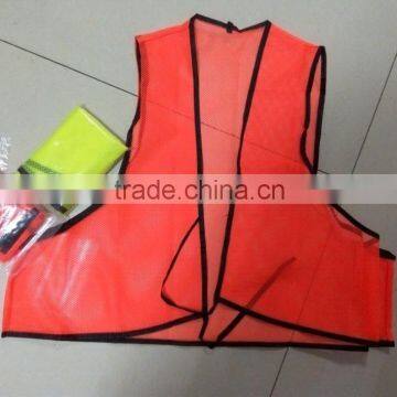 Polyester Green safety vest,Orange safety vest