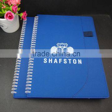 hot selling A4 blue pu wire organizer