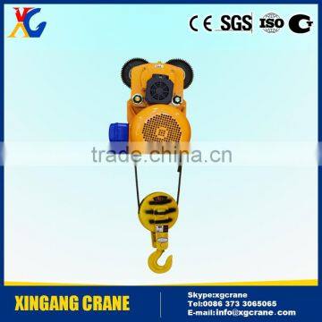 High quality micro elevator wire rope hoist