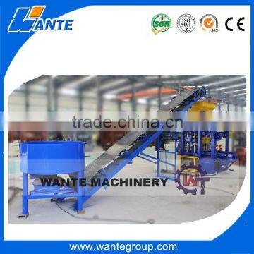 WANTE BRAND simple industry equipment QT4-24 automatic concrete block making machine with high capacity                        
                                                                                Supplier's Choice