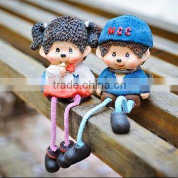 Resin handicraft Wedding gift doll accessories