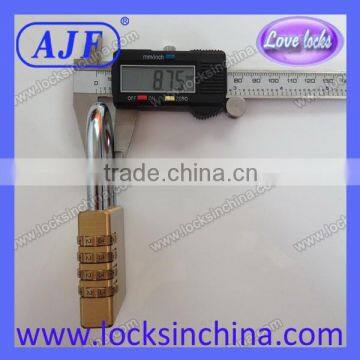 AJF 60mm Protection 4 Numbers Solid Brass Combination Padlock Quality Choice photo-6