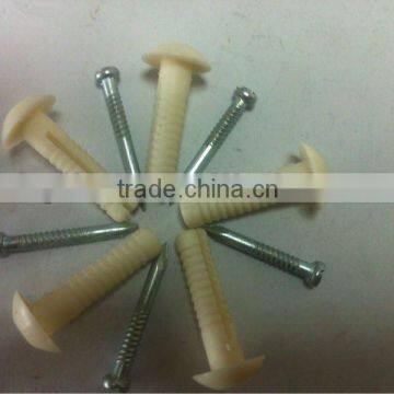 plastic concrete anchor with nail