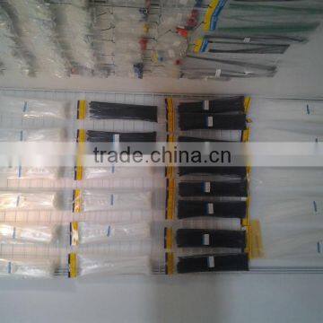 WHOLESALES 4*350 PA66 nylon cable ties/wenzhou cable strips