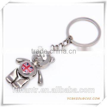 customized panda metal key chains for promotion(PG03004)