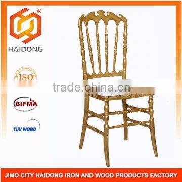 Modern Appearance and Hotel Furniture Resin Clear Royal wedding Chair